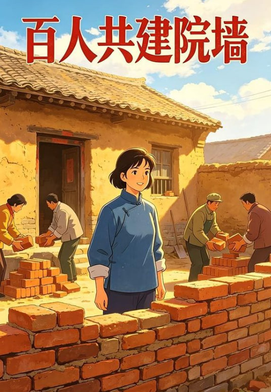 百人共建院墙